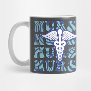 Swirl Nurses Design Mug